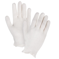 Mediumweight Inspection Gloves, Poly/Cotton, Hemmed Cuff, Ladies SEE785 | Ottawa Fastener Supply