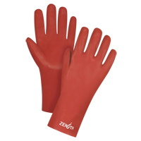 Gants rouges &agrave; fini doux r&eacute;sistants aux produits chimiques, Taille 9, 12" lo, PVC, Doublure en Interlock, 47-mil Ottawa Fastener Supply
