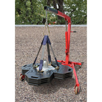 Ancrages autonomes avec contrepoids, Toit, Usage Temporaire Ottawa Fastener Supply