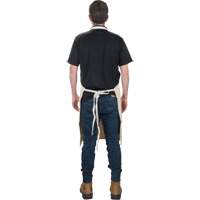 Apron, Cotton, 36" L x 29" W, Natural Ottawa Fastener Supply