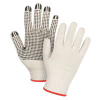 Heavyweight Dotted String Knit Gloves, Poly/Cotton, Single Sided, 7 Gauge, Small SEE939 | Ottawa Fastener Supply