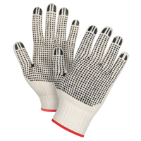 Heavyweight Double-Sided Dotted String Knit Gloves, Poly/Cotton, Double Sided, 7 Gauge, Small SEE943 | Ottawa Fastener Supply