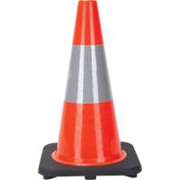 Traffic Cone, 18", Orange, 6" Reflective Collar(s) SEF026 | Ottawa Fastener Supply