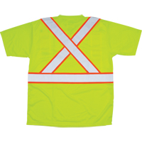 CSA Compliant T-Shirt, Polyester, Medium, High Visibility Lime-Yellow SEF109 | Ottawa Fastener Supply