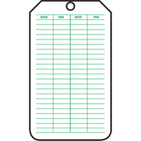 Inspection Tags, Plastic, 3-1/8" W x 5-7/8" H, French Ottawa Fastener Supply