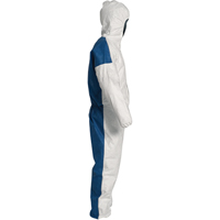 Hooded Coveralls, 4X-Large, Blue/White, Tyvek&reg; 400 D Ottawa Fastener Supply