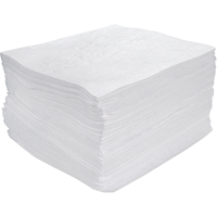 Premium Meltblown Sorbent Pads, Oil Only, 15" x 17", 25 gal. Absorbancy Ottawa Fastener Supply