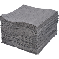 Premium Laminated (SMS) Sorbent Pads, Universal, 15" x 17", 25 gal. Absorbancy Ottawa Fastener Supply
