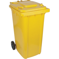 Contenant jaune mobile, Polyuréthane, 63 gallons/63 gal. US SEI276 | Ottawa Fastener Supply