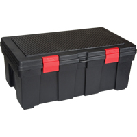 Water Resistant Storage Container, 33" W x 19" D x 13" H, Black Ottawa Fastener Supply