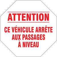 French Traffic Sign, Vinyl, 18" W x 18" H SEI461 | Ottawa Fastener Supply