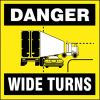 English Traffic Sign, Vinyl, 18" W x 18" H SEI463 | Ottawa Fastener Supply