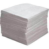 Premium Meltblown Sorbent Pads, Oil Only, 15" x 17", 30 gal. Absorbancy Ottawa Fastener Supply