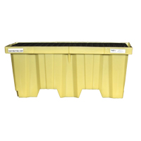 Nestable 2-Drum Poly-Spillpallet With Drain, 66 US gal. Spill Capacity, 51" x 26" x 21" Ottawa Fastener Supply