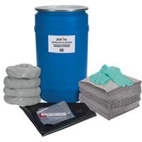 Shop Spill Kit, Universal, Drum, 30 US gal. Absorbancy Ottawa Fastener Supply