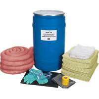 Premium Spill Kit, Hazmat, Drum, 30 US gal. Absorbancy Ottawa Fastener Supply