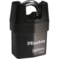 Cadenas prot&eacute;g&eacute; ProSeries, Noir, Cl&eacute;s diff&eacute;rentes, Acier lamin&eacute;, Largeur de 2-3/8" Ottawa Fastener Supply