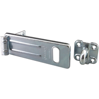 General Security Hardened Steel Hasp, Silver Ottawa Fastener Supply
