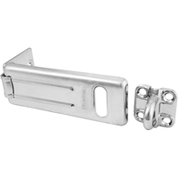 General Security Hardened Steel Hasp, Silver Ottawa Fastener Supply