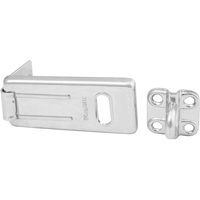 General Security Hardened Steel Hasp, Silver Ottawa Fastener Supply