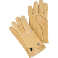 Driver's Style Gloves, Large, Grain Cowhide Palm, Fleece Inner Lining SEK146 | Ottawa Fastener Supply