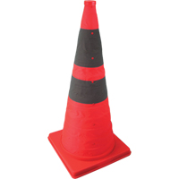Collapsible Lighted Cone, 28" H, Orange SEK502 | Ottawa Fastener Supply