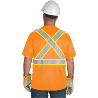 CSA Compliant T-Shirt, Polyester, Medium, Orange Ottawa Fastener Supply