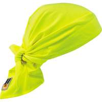 Chill-Its&reg; 6710FR FR Cooling Triangle Hat, High Visibility Lime-Yellow Ottawa Fastener Supply