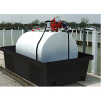 Poly-Tank&reg; Containment Unit 550 Without Drain, 113" L x 71" W x 32" H, 750 US gal. Capacity Ottawa Fastener Supply