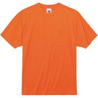 GloWear 8089 Non-Certified T-Shirt, Polyester, Small, High Visibility Orange Ottawa Fastener Supply