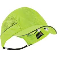 Casquette &agrave; bord court avec &eacute;clairage DEL Skullerz 8960, Vert lime haute visibilit&eacute; Ottawa Fastener Supply