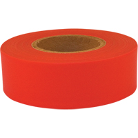 Ruban de signalisation Sub-Zero, 1,2" la x 150' lo, Rouge fluorescent Ottawa Fastener Supply