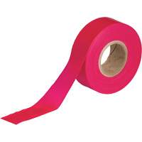 Ruban pour signalisation, 1,188" la x 150' lo, Rouge fluorescent Ottawa Fastener Supply