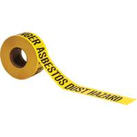 Barricade Tape, English, 3" W x 1000' L, 3 mils, Black on Yellow Ottawa Fastener Supply