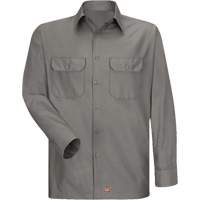 Long Sleeve Ripstop Shirt, Men's, 3X-Large, Grey Ottawa Fastener Supply