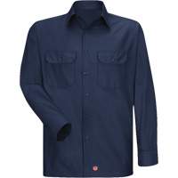 Long Sleeve Ripstop Shirt, Men's, 3X-Large, Navy Blue Ottawa Fastener Supply