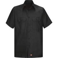 Short Sleeve Ripstop Shirt, Men's, 3X-Large, Black Ottawa Fastener Supply