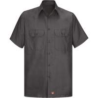 Short Sleeve Ripstop Shirt, Men's, 3X-Large, Charcoal Ottawa Fastener Supply