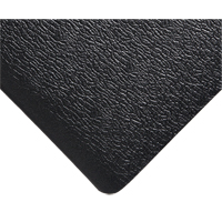 Deluxe Soft Step No. 444 Mats, Pebbled, 3' x 5' x 5/8", Black, PVC Sponge Ottawa Fastener Supply