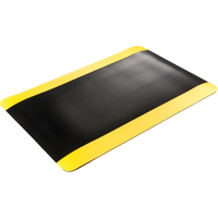 Double Duty Switchboard Mats No.720, Corrugated, 3' x 10' x 5/8", Black/Yellow, PVC SFI650 | Ottawa Fastener Supply