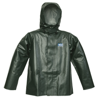 Journeyman Chemical Resistant Rain Jacket, Small, Green, Polyester/PVC SFI873 | Ottawa Fastener Supply