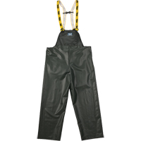 Journeyman Chemical Resistant Rain Bib Pants, Small, Green, Polyester/PVC SFI879 | Ottawa Fastener Supply