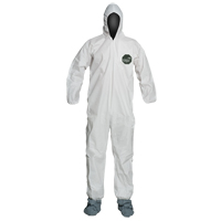 ProShield&reg; 50 Coveralls, Small, White, Microporous Ottawa Fastener Supply