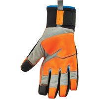 ProFlex&reg; 818WP Performance High-Visibility Thermal Waterproof Utility Gloves, Polyurethane Palm, Size Small Ottawa Fastener Supply