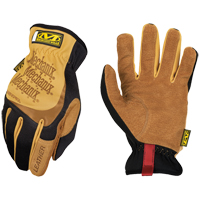 Fastfit&reg; Gloves, Small, Grain Leather Palm, Elastic Cuff Ottawa Fastener Supply