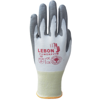 Lebon PowerFit&reg; Cut Resistant Gloves, Size X-Small/6, 13 Gauge, Polyurethane Coated, Polyethylene Shell, ASTM ANSI Level A2/EN 388 Level B Ottawa Fastener Supply