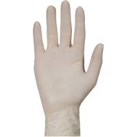 Gants jetables de calibre examen m&eacute;dical KeepKleen, Grand, Latex, 5 mils, Sans poudre, Blanc, Classe 2 Ottawa Fastener Supply