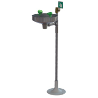 Eye/Face Wash Station with Stainless Bowl, Pedestal Installation, Stainless Steel Bowl SFV156 | Ottawa Fastener Supply