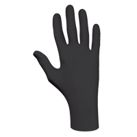 6112PF Biodegradable Gloves, X-Small, Nitrile, 4-mil, Powder-Free, Black Ottawa Fastener Supply