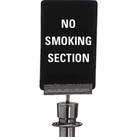 Enseigne de contr&ocirc;le des foules  No Smoking , 11" x 7", Plastique, Anglais Ottawa Fastener Supply